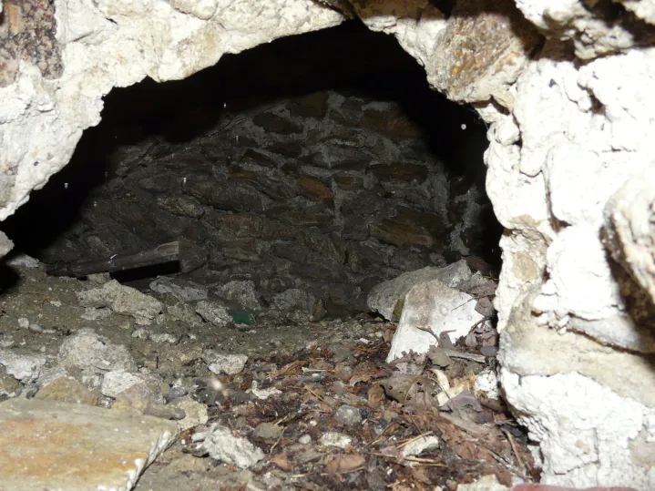 Intérieur de l’enfoncement N